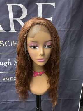 Wavy Lace Front Wig - Auburn Brown